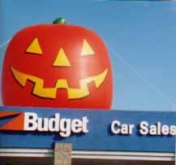 Jack-o-lantern-Halloween-inflatable-25ft Halloween inflatable - 25 ft. jack o'lantern inflatable